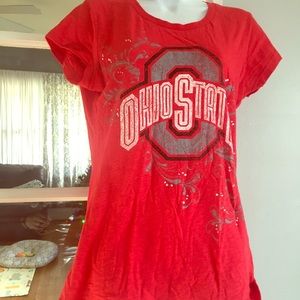 Sparkly Ohio state tee